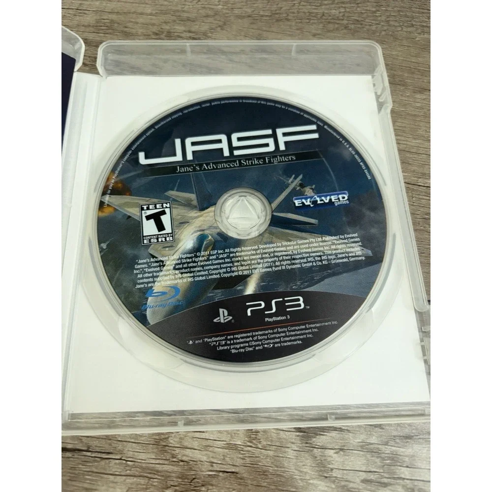 Janes Advance Strike Fighters - Sony PlayStation 3 Video Game CIB Air Force Jets